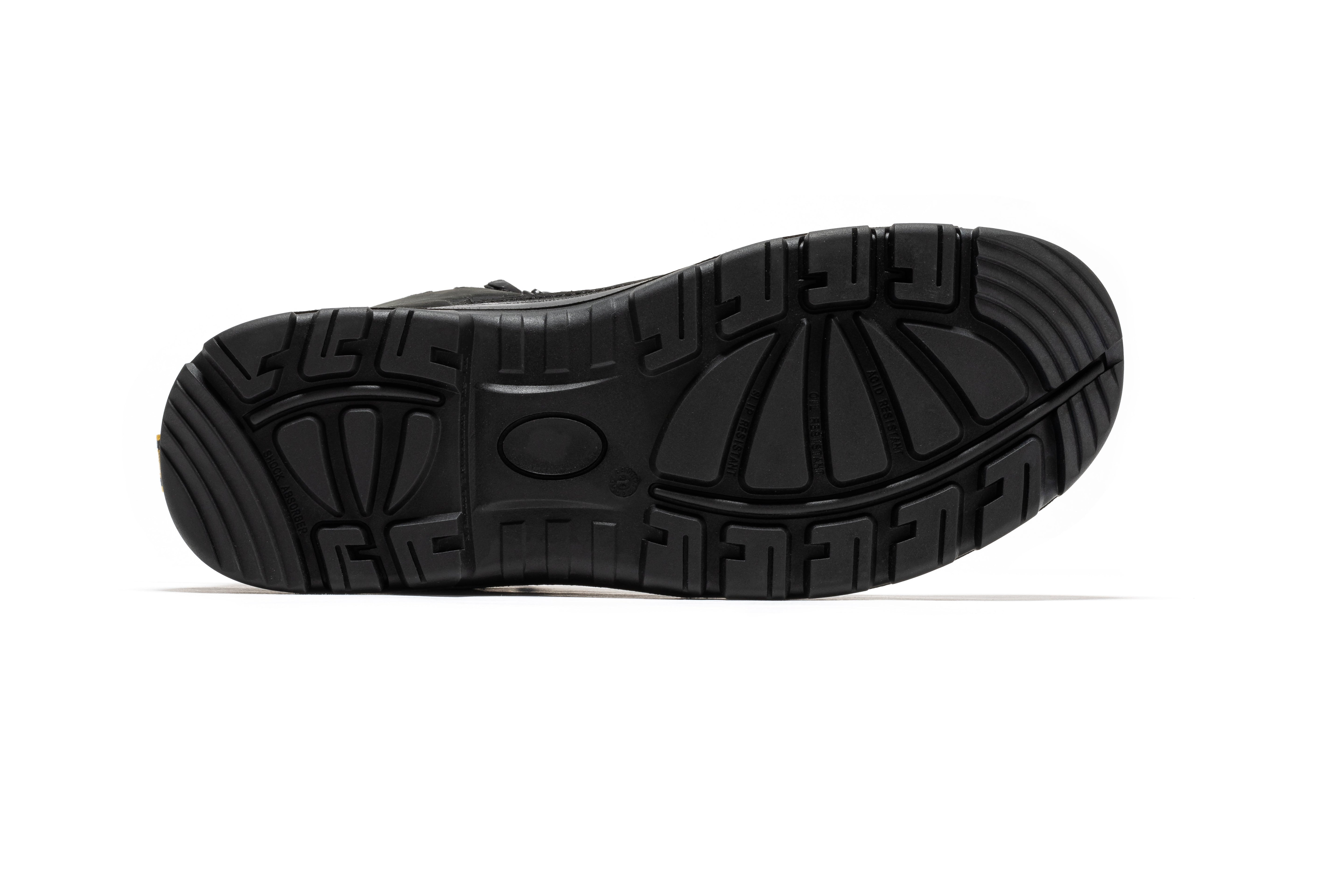 Stowe Black 7 inch Composite Toe Leather Work Boots CP212BK