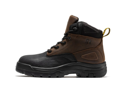 Marfa Brown 6 Inch Waterproof Composite Toe Leather Work Boots CP210