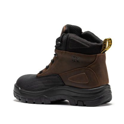 Marfa Brown 6 Inch Waterproof Composite Toe Leather Work Boots CP210