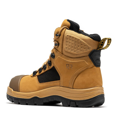 Stowe Black 7 inch Composite Toe Leather Work Boots CP212BK