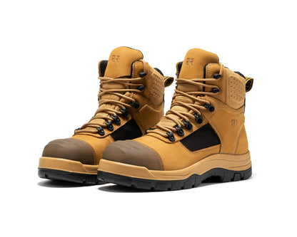 Stowe Black 7 inch Composite Toe Leather Work Boots CP212BK