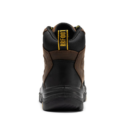 Marfa Brown 6 inch Waterproof Composite Toe Leather Work Boots CP211