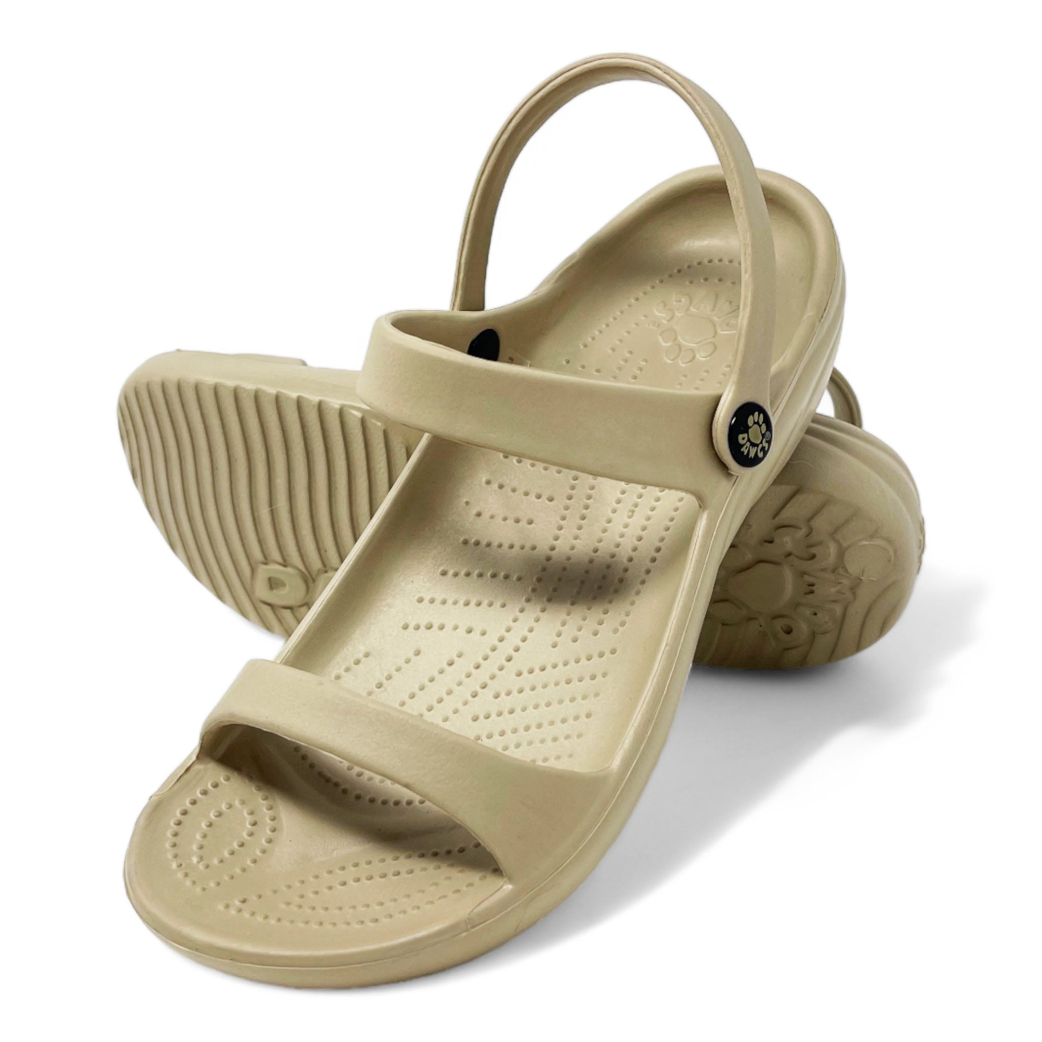 Women's 3-Strap Sandals - Tan