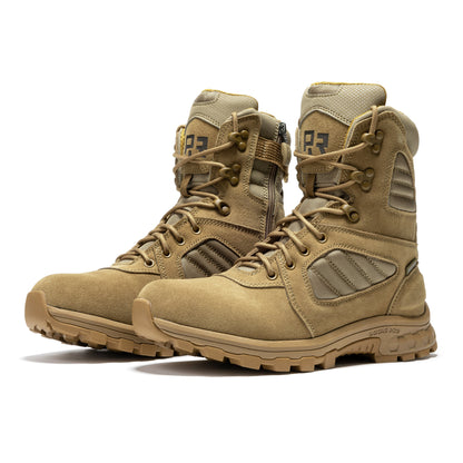 Burano Coyote 8 inch Suede Leather Waterproof Tactical & Military Boots AB540