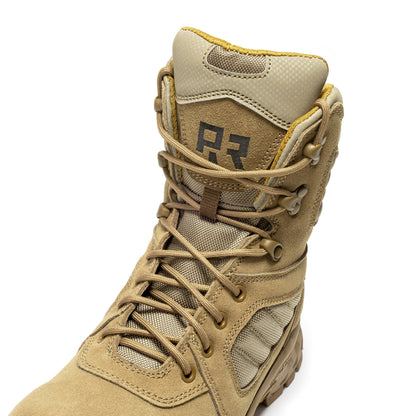 Burano Coyote 8 inch Suede Leather Waterproof Tactical & Military Boots AB540