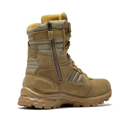 Burano Coyote 8 inch Suede Leather Waterproof Tactical & Military Boots AB540
