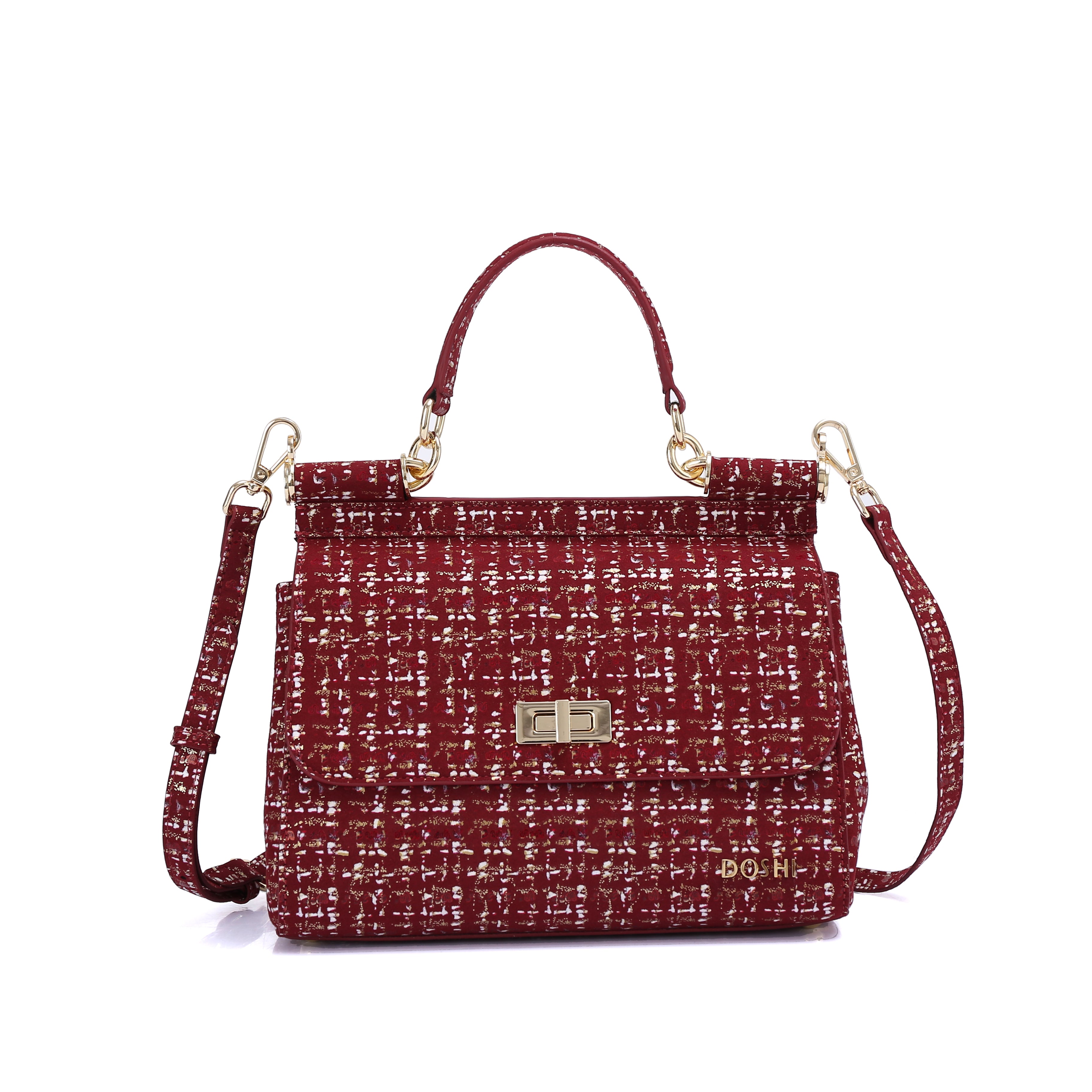 Lady Bag 3 - Printed Royal Red