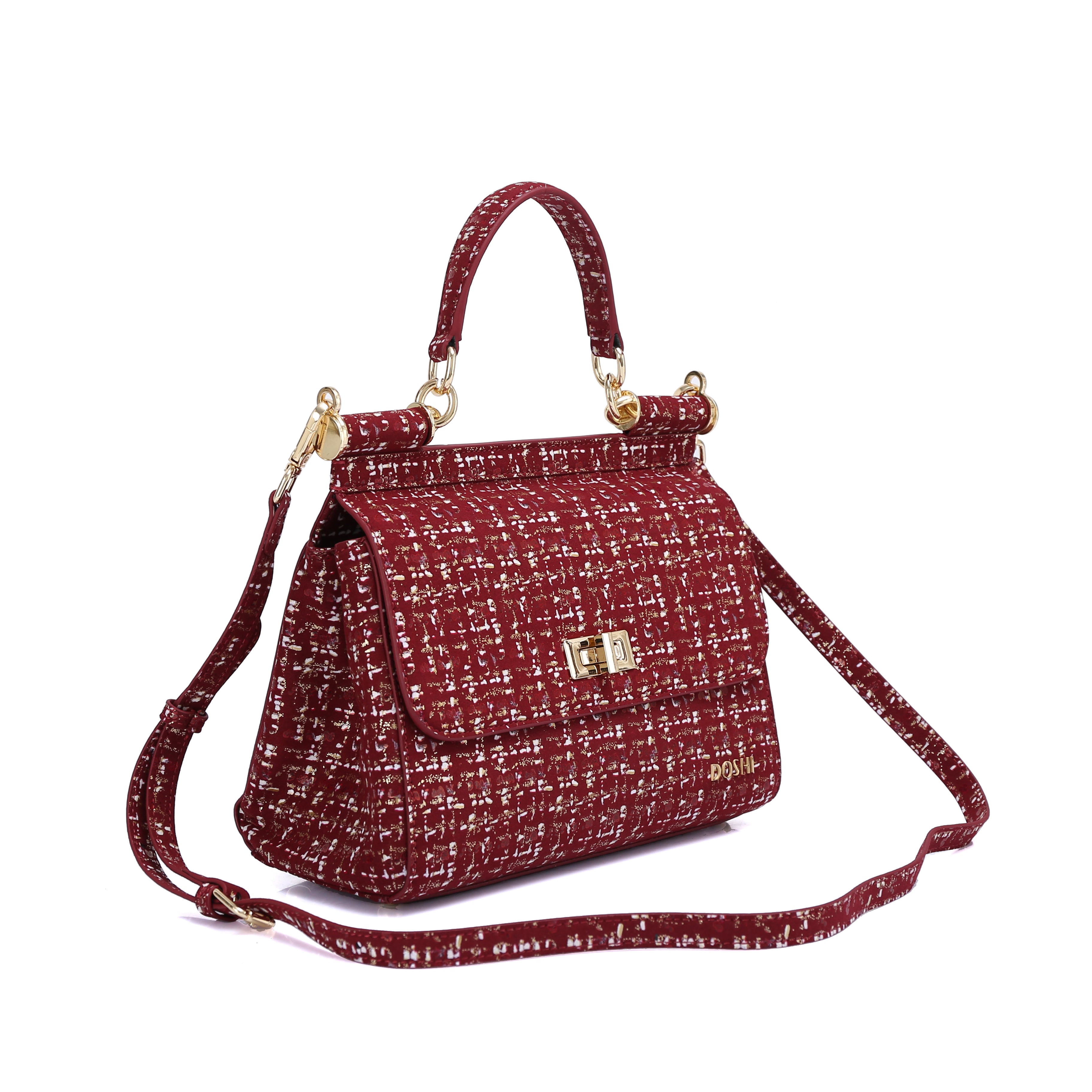 Lady Bag 3 - Printed Royal Red