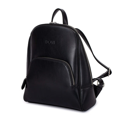 black vegan leather backpack Backpack Purse