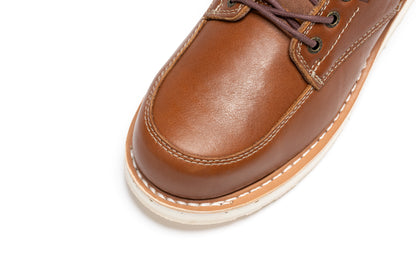 Edgewood Men's 6 Inch Black Steel Toe Wedge Work Boots SAP610BK