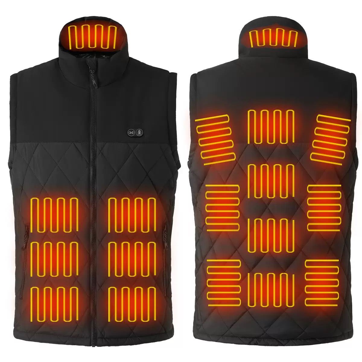 LITEGUEST Dual-Control Heated Vest for Daily Winter Warmth