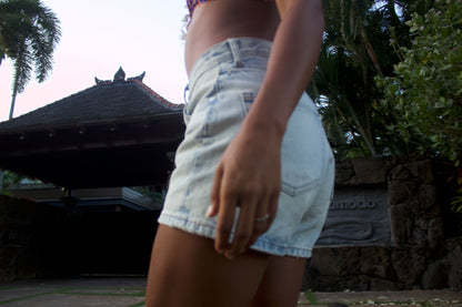 Denim Surf Shorts – Bleached Indigo
