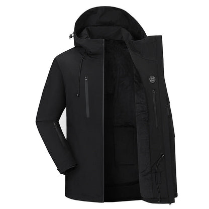 LITEGUEST Waterproof Heated Jacket 5-Zone USB-Powered for Outdoor