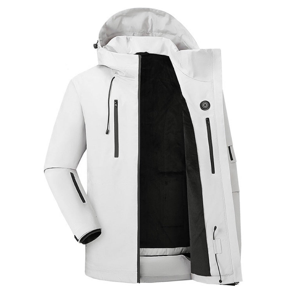 LITEGUEST Waterproof Heated Jacket 5-Zone USB-Powered for Outdoor