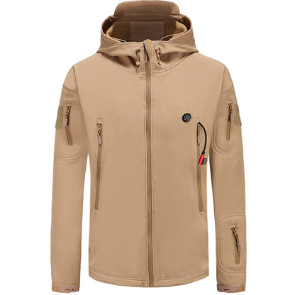 LITEGUEST Heated Camouflage Jacket  Waterproof Outdoor for Winter