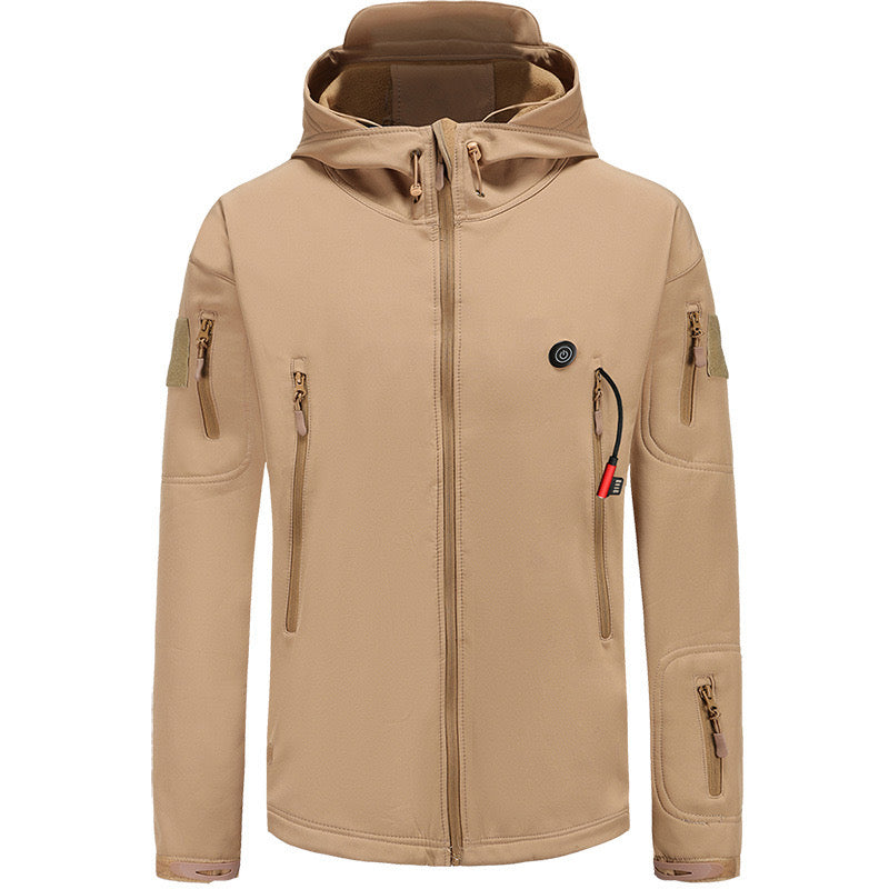 LITEGUEST Heated Camouflage Jacket  Waterproof Outdoor for Winter