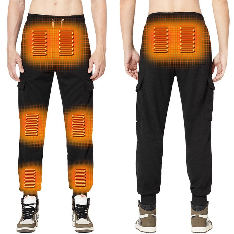 LITEGUEST Heated Pants Cargo Multi-Pocket Outdoor for Winter