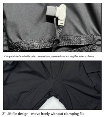 LITEGUEST 18-Zone Heated Pants Multi-Pocket Winter Outdoor Wear