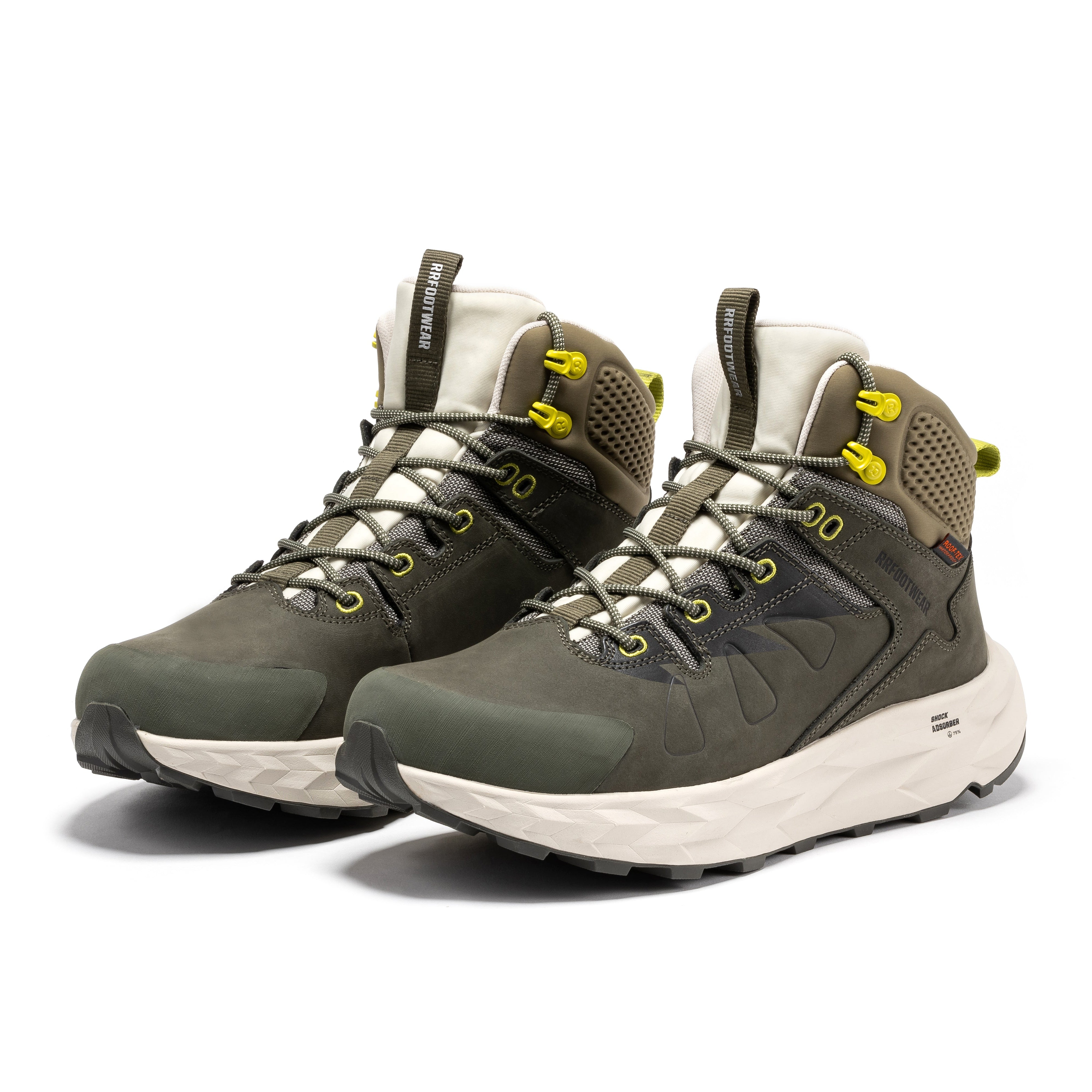 Farmington Green 6 Inch Waterproof Hiking Boots with VIBRAM® Outsole  OC21033