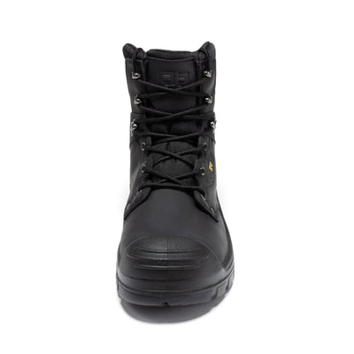 Woodland Black 6 inch Waterproof Composite Toe Leather Work Boots AK662