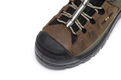 Woodland Brown 6 inch Composite Toe Waterproof Leather Work Boots AK661