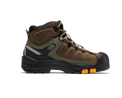 Woodland Brown 6 inch Composite Toe Waterproof Leather Work Boots AK661