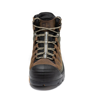 Woodland Brown 6 inch Composite Toe Waterproof Leather Work Boots AK661