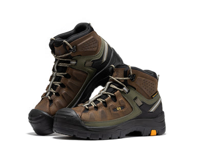 Woodland Brown 6 inch Composite Toe Waterproof Leather Work Boots AK661