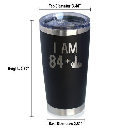 84 + 1 Middle Finger - 20 oz Insulated Coffee Tumbler