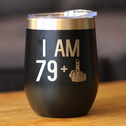 79 + 1 Middle Finger - Wine Tumbler