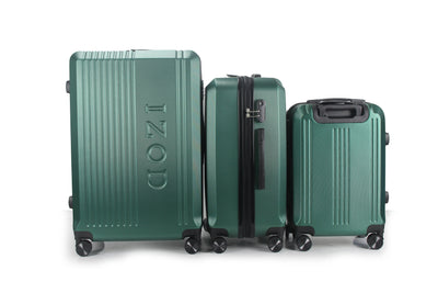 Zane Expandable 3-Piece Spinner Luggage Set with Lock