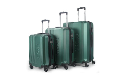 Zane Expandable 3-Piece Spinner Luggage Set with Lock