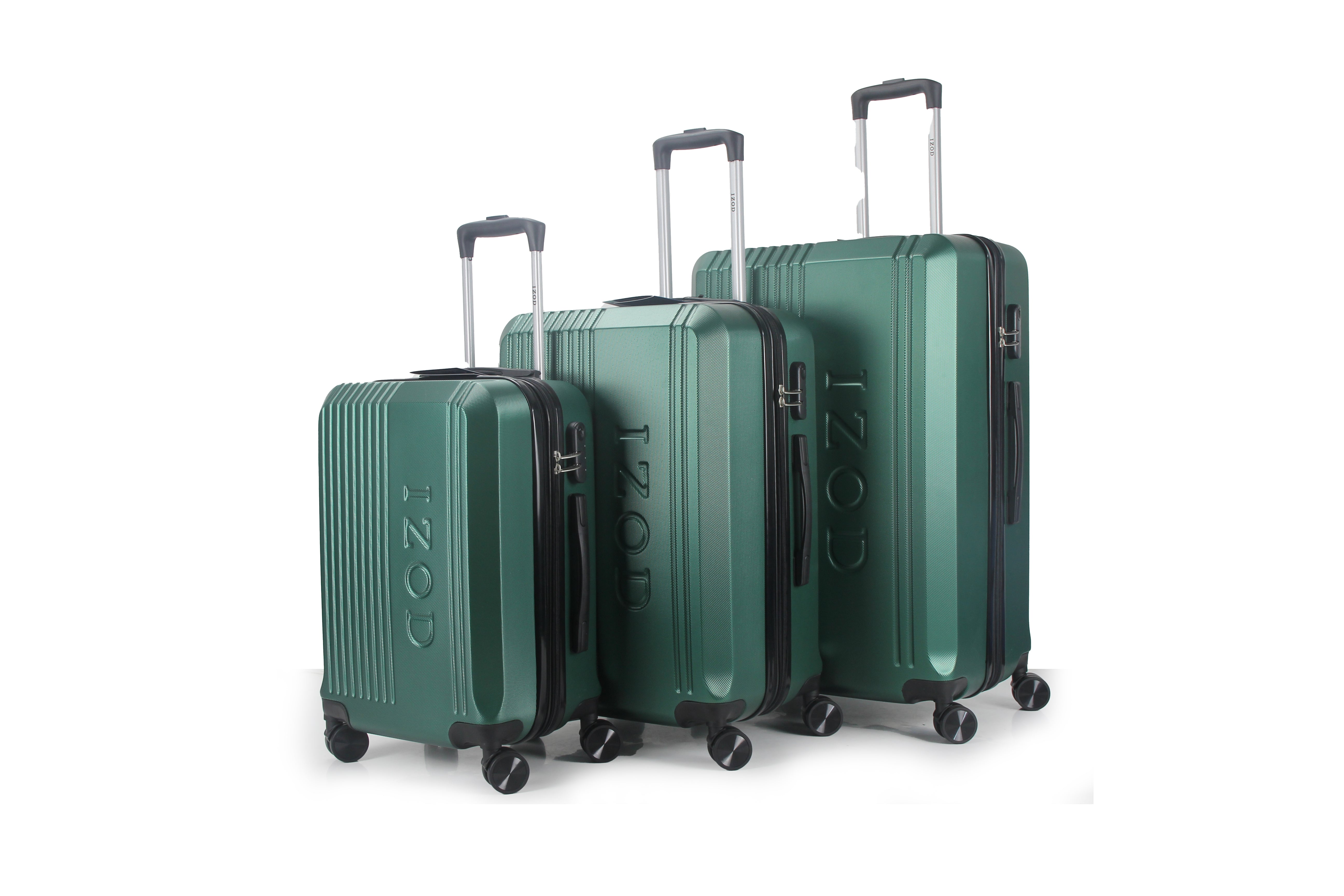 Zane Expandable 3-Piece Spinner Luggage Set with Lock
