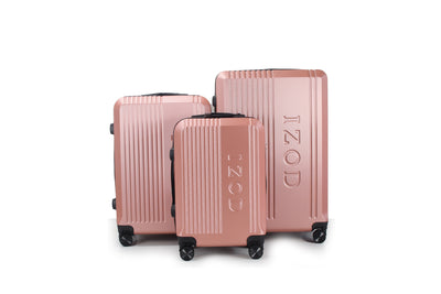 Zane Expandable 3-Piece Spinner Luggage Set with Lock