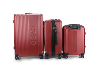 Zane Expandable 3-Piece Spinner Luggage Set with Lock