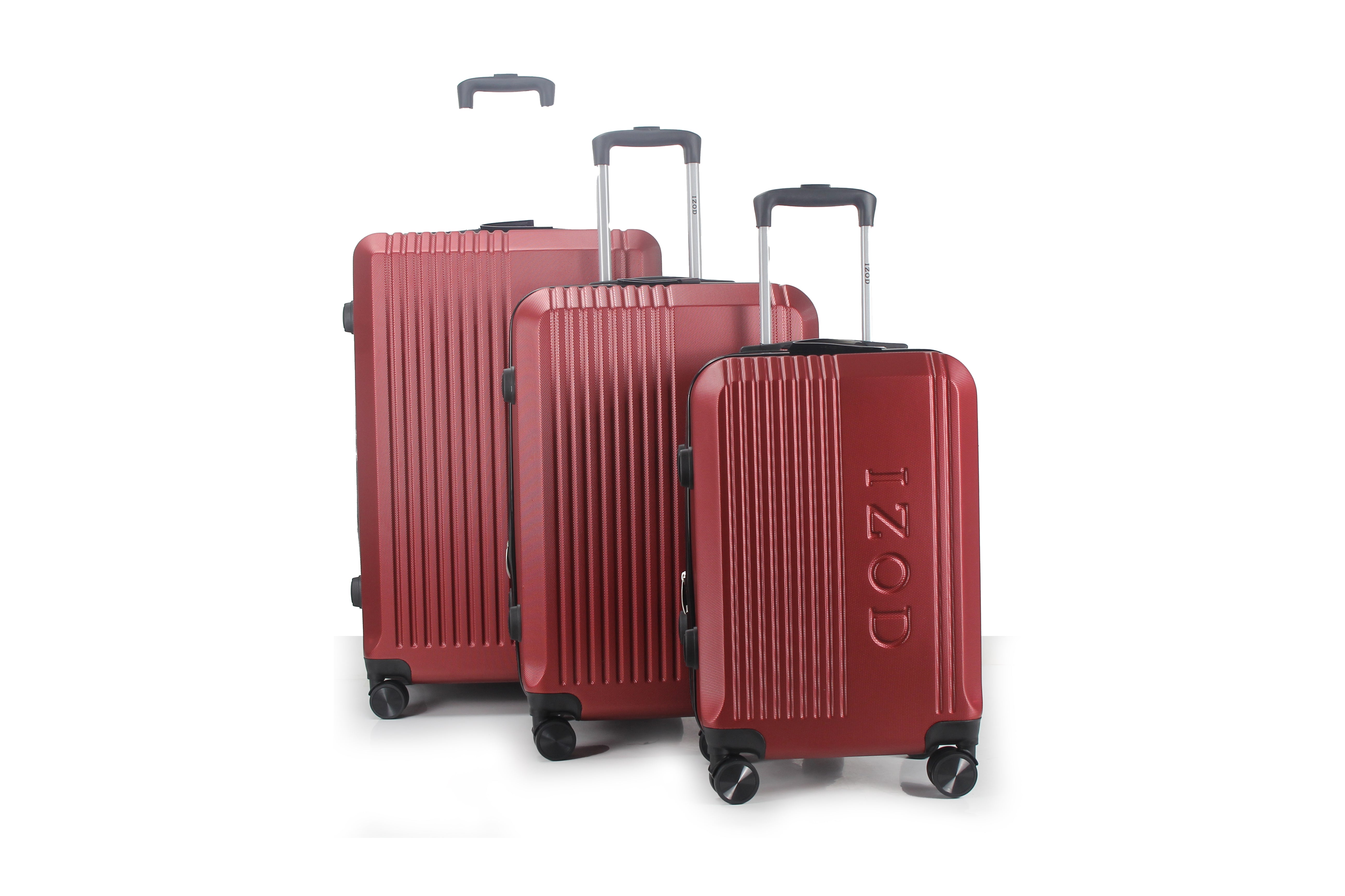 Zane Expandable 3-Piece Spinner Luggage Set with Lock