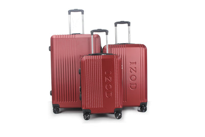 Zane Expandable 3-Piece Spinner Luggage Set with Lock