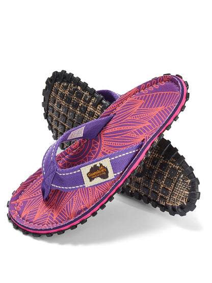 Islander Flip-Flops - Women's - Purple Sunflower