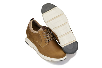 J1200 - 3.3 Inches Taller (Tan Brown) - Men's Men's Shoes