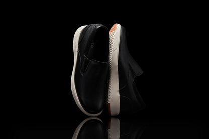 J1420 - 2.8 Inches Taller (Onyx) - Leather Men's Loafers