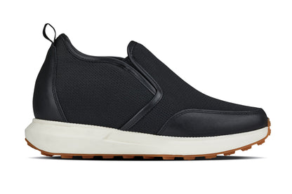 J1433  - 3.3 Inches Taller (Black) - Casual Chunky Sole Sneaker Men's Loafers