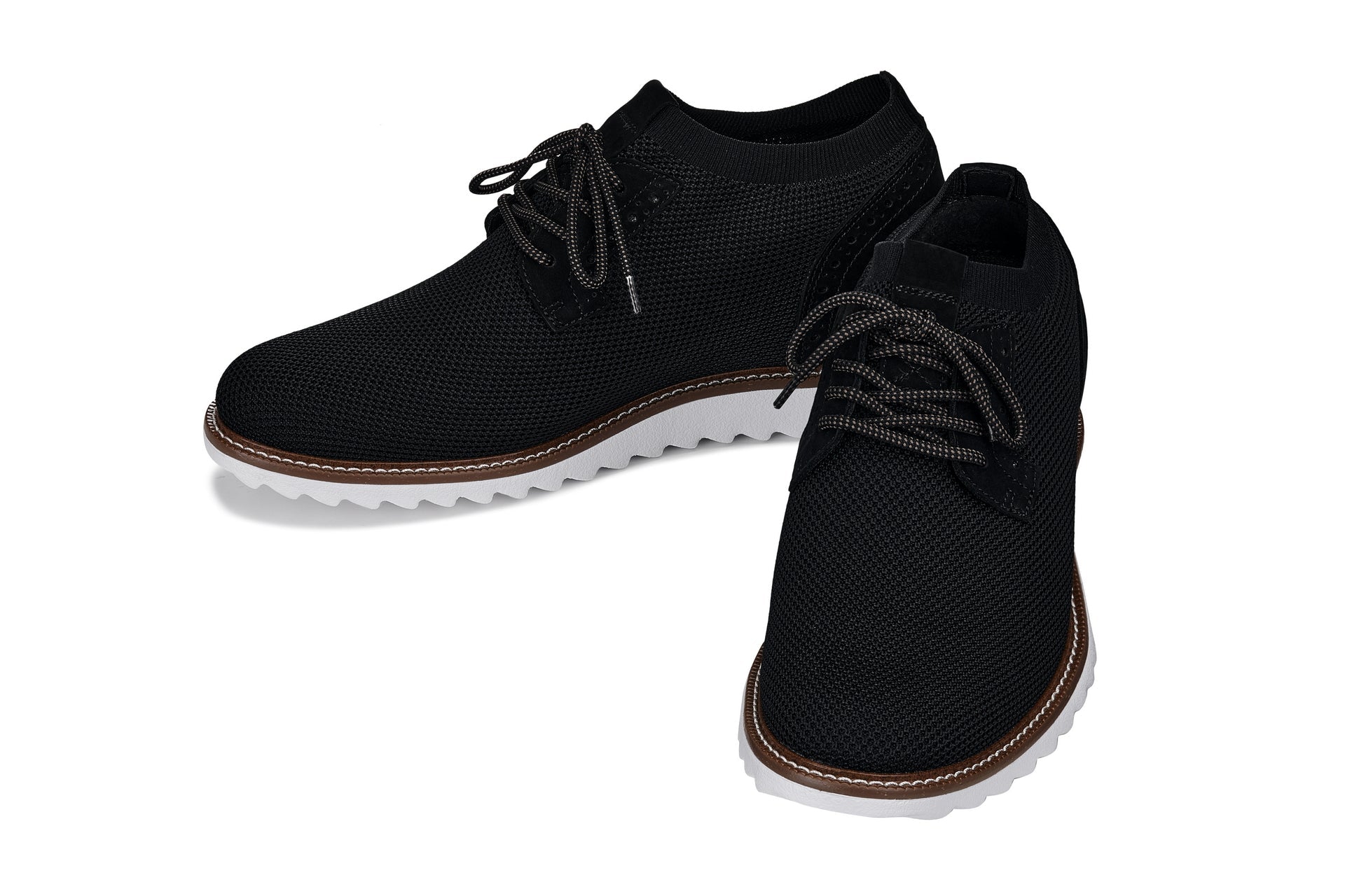 J1502 - 3.2 Inches Taller (Noir) - Men's Shoes