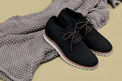 J1502 - 3.2 Inches Taller (Noir) - Men's Shoes