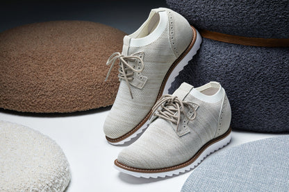 J1505 - 3.2 Inches Taller (Cream) - Men's Shoes