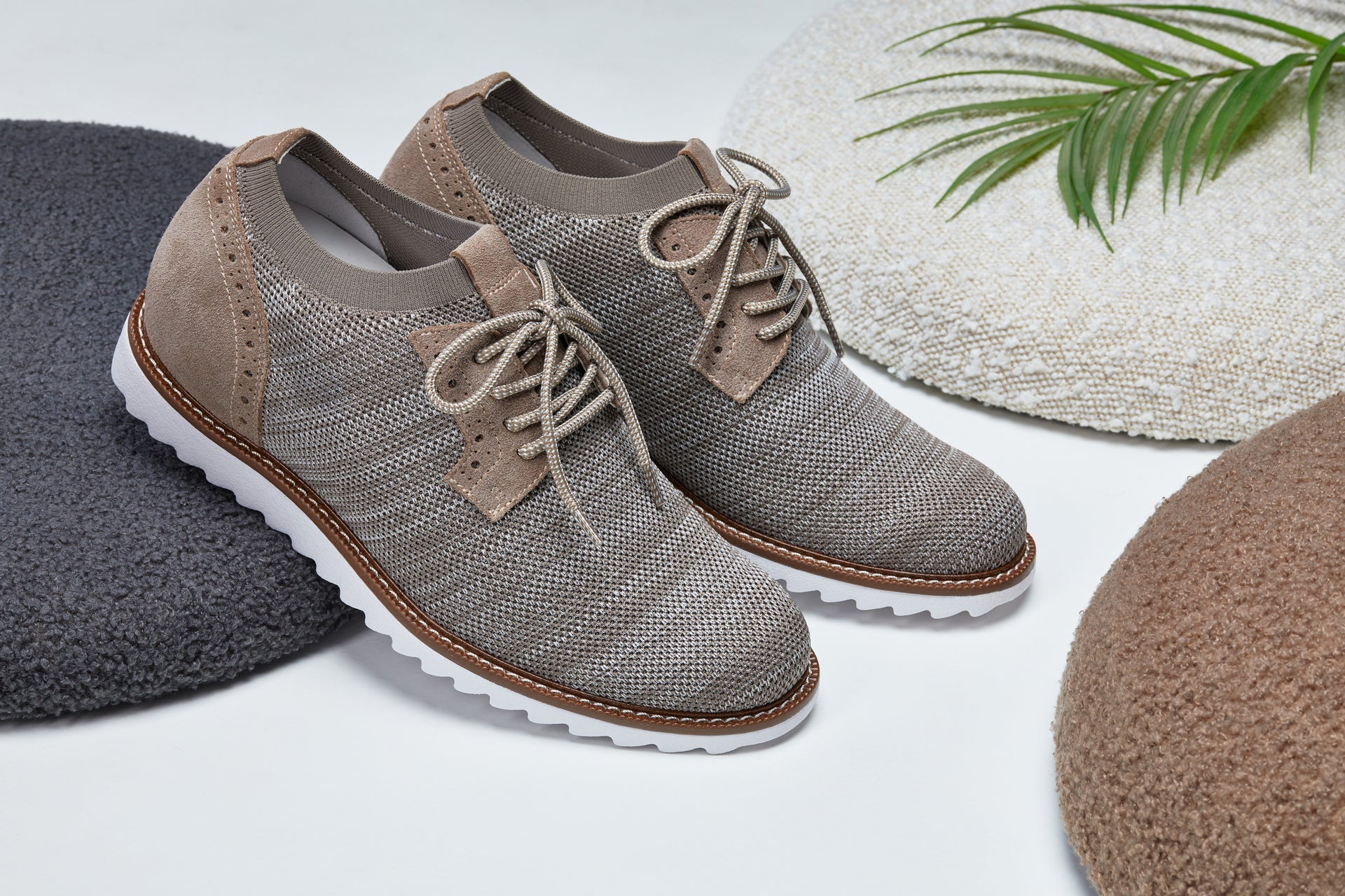 J1506 - Men's Shoes 3.2 Inches Taller (Camel Brown) - Men's Shoes