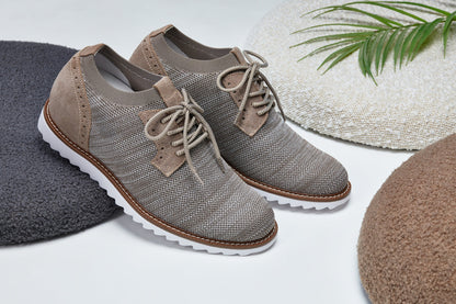 J1506 - Men's Shoes 3.2 Inches Taller (Camel Brown) - Men's Shoes