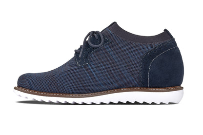 J1507 - 3.2 Inches Taller (Navy) - Men's Shoes