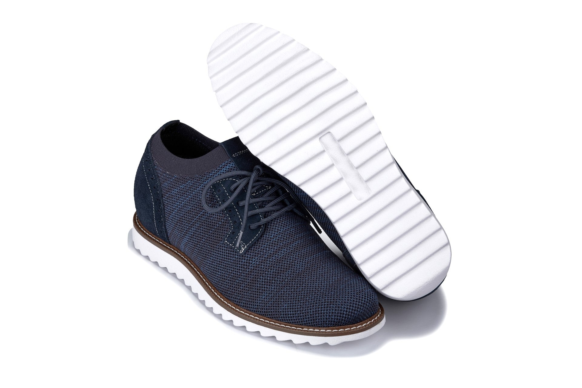 J1507 - 3.2 Inches Taller (Navy) - Men's Shoes
