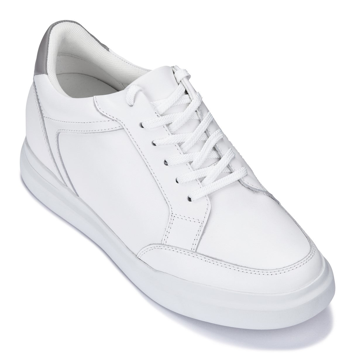 J1561 - 2.6 Inches Taller (White/Grey) - Men's Shoes