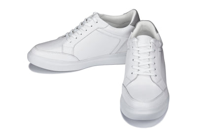 J1561 - 2.6 Inches Taller (White/Grey) - Men's Shoes